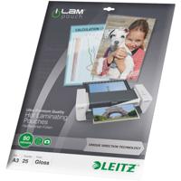 Leitz Lamineerfolie DIN A3 80 micron glanzend 25 stuk(s) - thumbnail