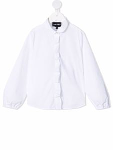 Emporio Armani Kids chemise à boutonnière - Blanc