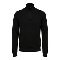 Berg Half Zip Cardigan Zwart Berg Half Zip Cardigan Zwart
