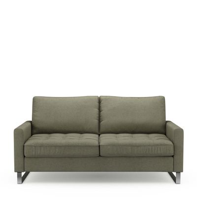 Rivièra Maison 2,5-zits Bank 'West Houston' Oxford Weave, kleur Forest Green