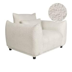 Beliani - JAMSA - Fauteuil - Wit - Bouclé