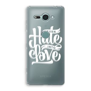 Turn hate into love: Sony Xperia XZ2 Compact Transparant Hoesje