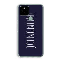 Joengneuh!: Google Pixel 5 Transparant Hoesje
