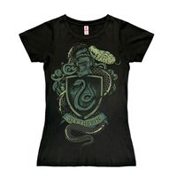 Harry Potter Easy Fit Ladies T-Shirt Slytherin Size M - thumbnail