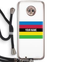 WK Wielrennen: Motorola Moto G6 Transparant Hoesje met koord