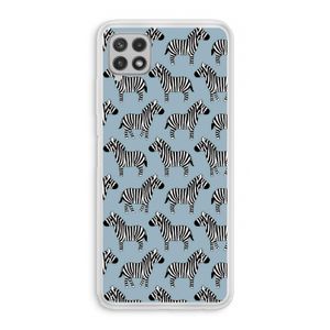 Zebra: Samsung Galaxy A22 4G Transparant Hoesje