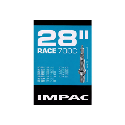 IMPAC Imp binnenband (by schwalbe) sv28 race, 28x1 etrto 20/28-622/630, ventiel: frans 60mm