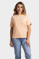 Malelions Essentials T-Shirt Dames Oranje - Maat XS - Kleur: Oranje | Soccerfanshop
