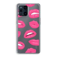Bite my lip: Oppo Find X3 Transparant Hoesje