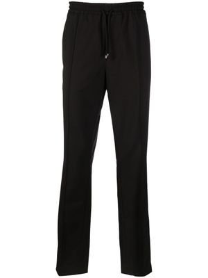 Valentino Garavani pantalon droit à lien de resserrage - Marron
