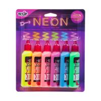 Tulip • 3d textielverf 37ml neon 6st.
