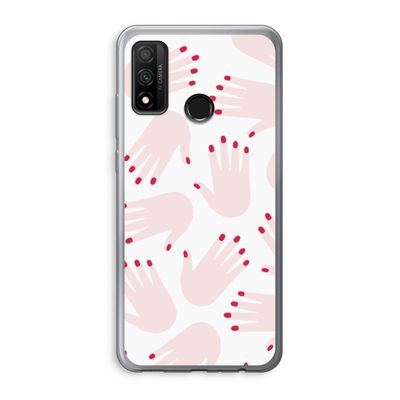 Hands pink: Huawei P Smart (2020) Transparant Hoesje