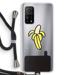 Banana: Xiaomi Mi 10T 5G Transparant Hoesje met koord