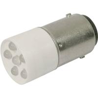 CML 1864035W3D LED-signaallamp Koud-wit BA15d 24 V/DC, 24 V/AC 1200 mcd