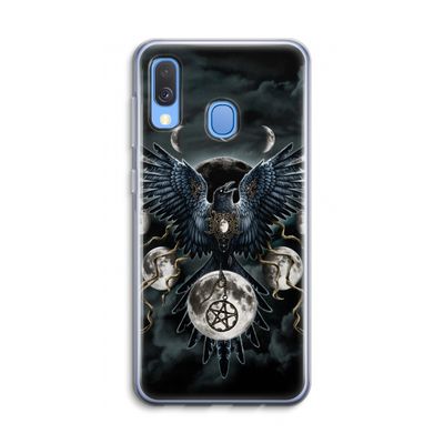 Sinister Wings: Samsung Galaxy A40 Transparant Hoesje