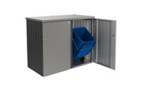 Biohort | ContainerBox Alex Variant 3.1 | Zijwanden Donkergrijs-Metallic en Dak Zilver-Metallic - thumbnail