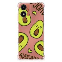 Motorola Moto G24 | G24 Power | G04 Stevig Bumper Hoesje Avocado Singing