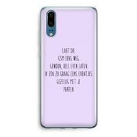 GSM: Huawei P20 Transparant Hoesje