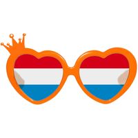 Hartvormige Oranje bril   -