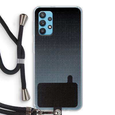 Musketon Halftone: Samsung Galaxy A32 4G Transparant Hoesje met koord