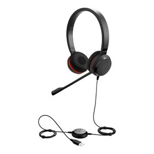 Jabra Evolve 30 II Headset Bedraad Hoofdband Kantoor/callcenter USB Type-A Zwart