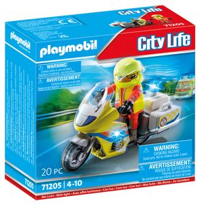 PlaymobilÂ® City Life 71205 noodmotorfiets met zwaailicht