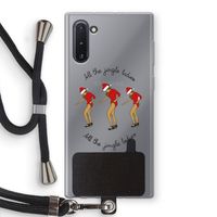 Jingle Ladies: Samsung Galaxy Note 10 Transparant Hoesje met koord