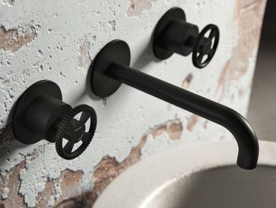 Hotbath Cobber @Work afbouwdeel inbouw wastafelmengkraan met 18cm uitloop zwart mat Hotbath Cobber @Work afbouwdeel inbouw wastafelmengkraan met 18cm uitloop zwart mat