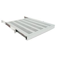 LogiLink SF1S85G 19 inch Apparaatbodem voor patchkast 1 HE Uittrekbaar Geschikt voor kastdiepte: 1000 mm Grijs