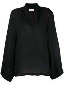 By Malene Birger blouse à manches longues - Noir