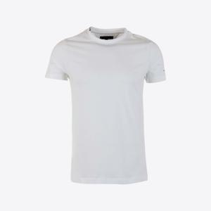 T-shirt Wit Logo Mouw