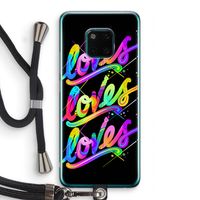 Loves: Huawei Mate 20 Pro Transparant Hoesje met koord