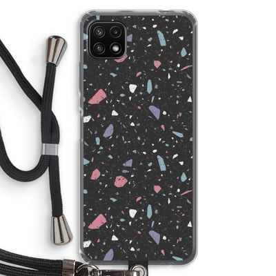 Terrazzo N°16: Samsung Galaxy A22 5G Transparant Hoesje met koord