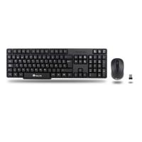 Toetsenbord en muis NGS EUPHORIA KIT Zwart QWERTY Qwerty US Wireless