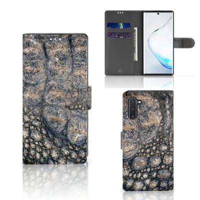 Samsung Galaxy Note 10 | Telefoonhoesje | Met pasjeshouder | Krokodillenprint