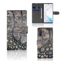 Samsung Galaxy Note 10 | Telefoonhoesje | Met pasjeshouder | Krokodillenprint