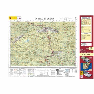 Topografische kaart 103 MT50 La Pola de Gordón | CNIG - Instituto Geográfico Nacional1