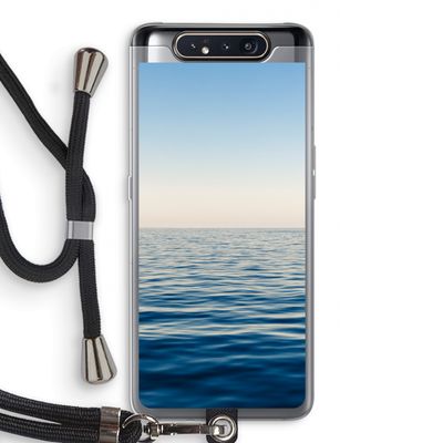 Water horizon: Samsung Galaxy A80 Transparant Hoesje met koord