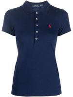 Polo Ralph Lauren polo Julie à logo brodé - Bleu - thumbnail