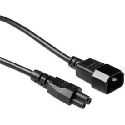 ACT Netsnoer C14 - C5 zwart 2 m