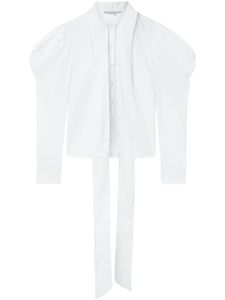 Stella McCartney chemise à manches bouffantes - Blanc