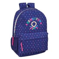 Schoolrugzak Benetton Drop Multicolour 30 x 46 x 14 cm