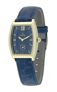 Horlogeband Festina F16027-3 Leder Blauw 16mm