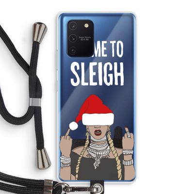 Came To Sleigh: Samsung Galaxy Note 10 Lite Transparant Hoesje met koord