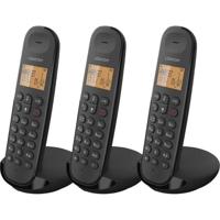 Draadloze vaste telefoon - LOGICOM - DECT ILOA 350 TRIO - Zwart - Zonder antwoordapparaat