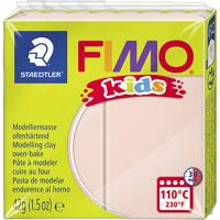 Fimo kids boetseerklei licht beige, 42gr