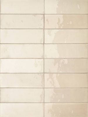 Wandtegel wit Sartoria Tbrick 16x5cm sepia glans gerectificeerd