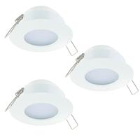 Eglo Set van 3 inbouwspotsAnna wit - 33072