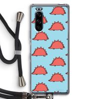 Dinosawrr: Sony Xperia 5 Transparant Hoesje met koord