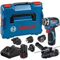 Bosch Professional Drill GSR 12V-35 FC 2XBATTERies 3.0 AH + GAL 12V-40 GFA-lader 12-H-B W E X L-Boxx